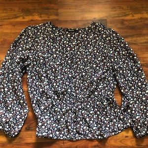 Madewell patterned blouse